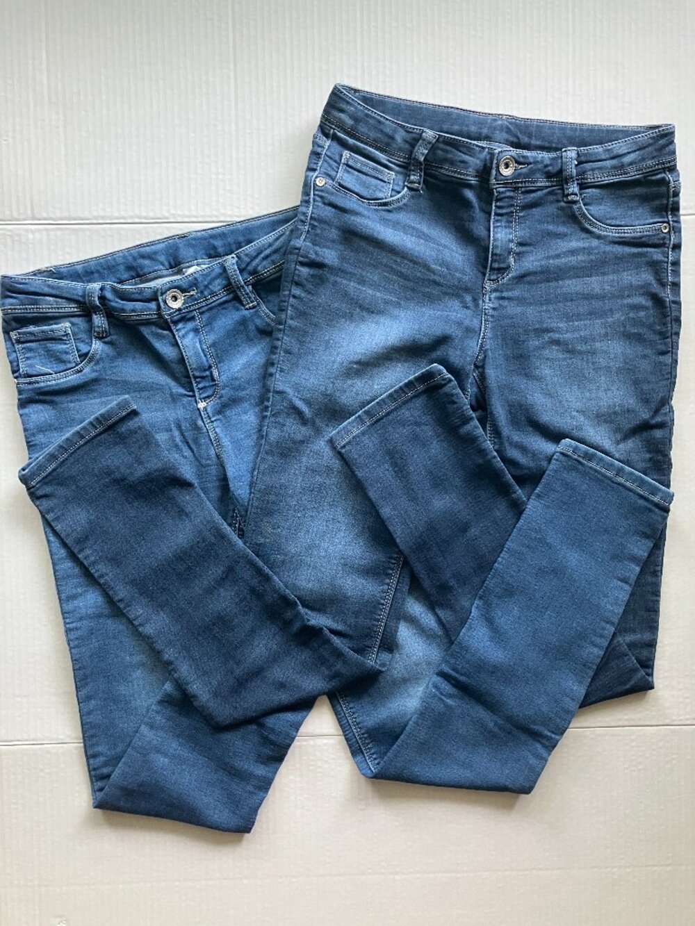 14/16 Member's Mark Girl's Favorite Knit Denim Jeans 2-Pair